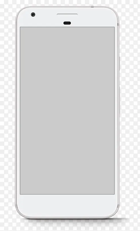 银色Google手机模型