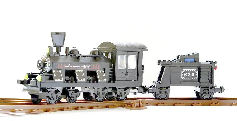 蒸汽火车的模型
