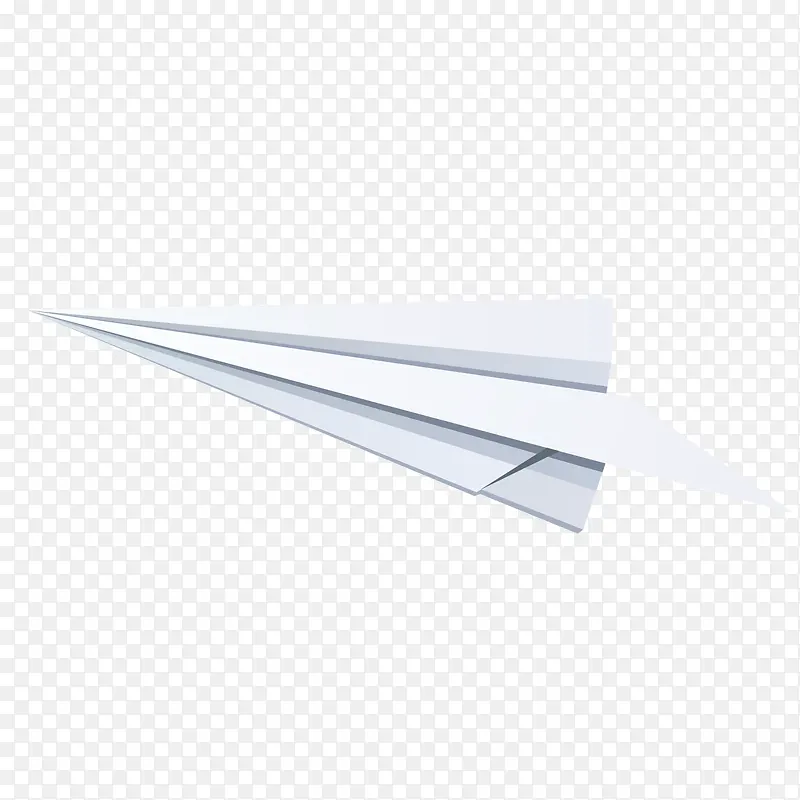 矢量立体纸飞机折纸玩具