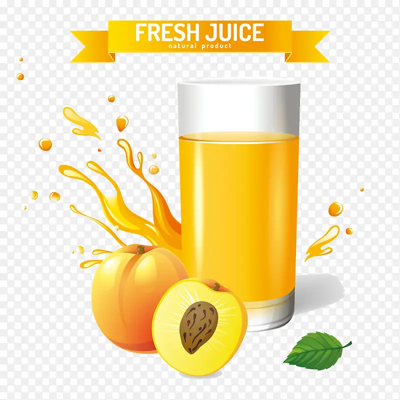 黄桃和果汁