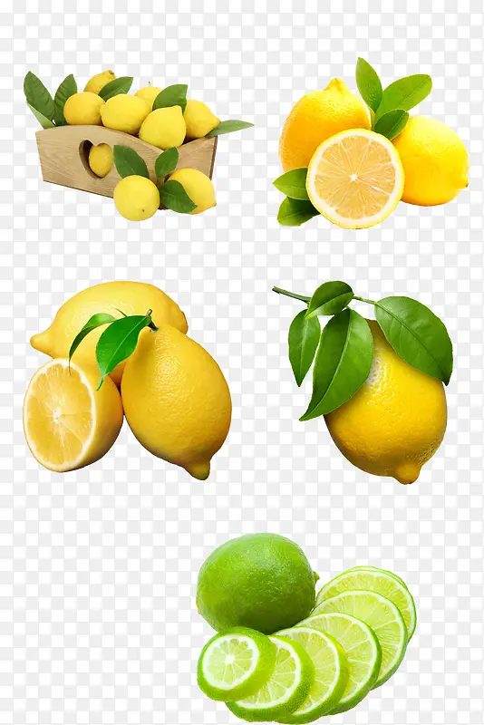 新鲜柠檬元素