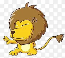 卡通可爱狮子