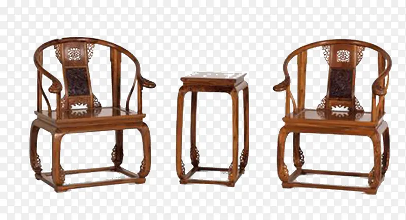 宫廷风传统椅子茶几套