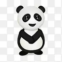 动物熊熊猫可爱的小动物