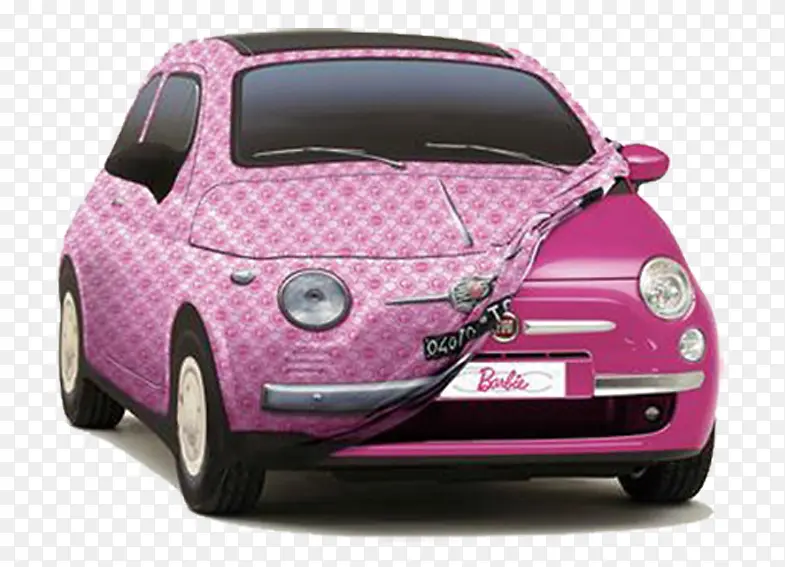 粉色汽车