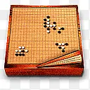 卡通棋盘围棋图标