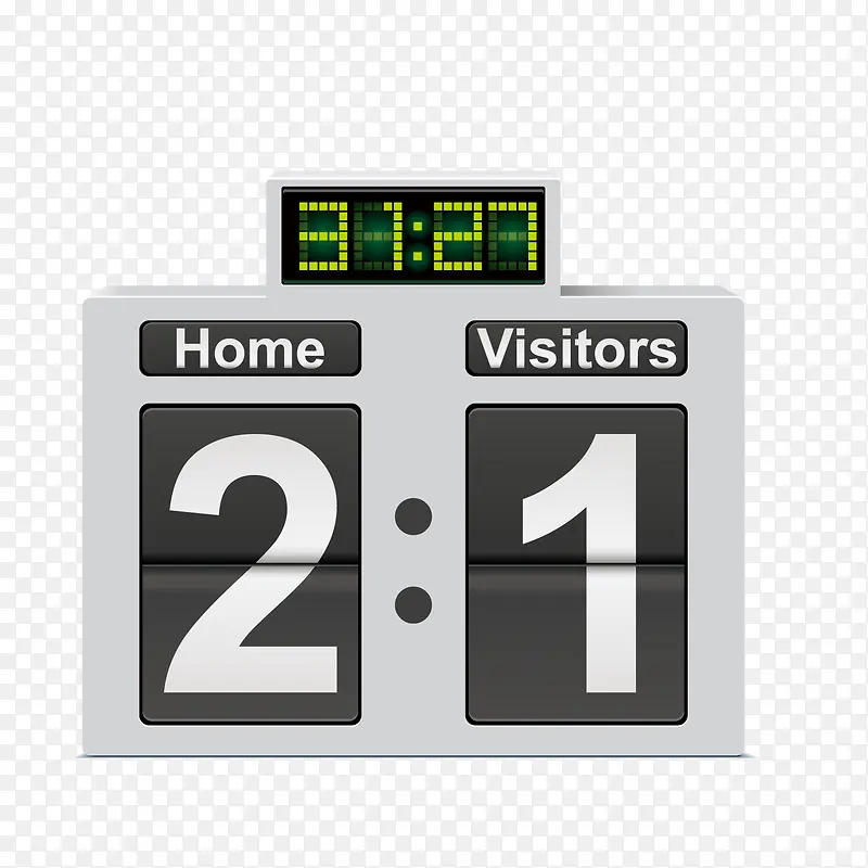 卡通记分牌矢量图