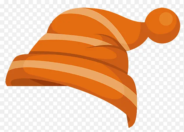 橙色帽子