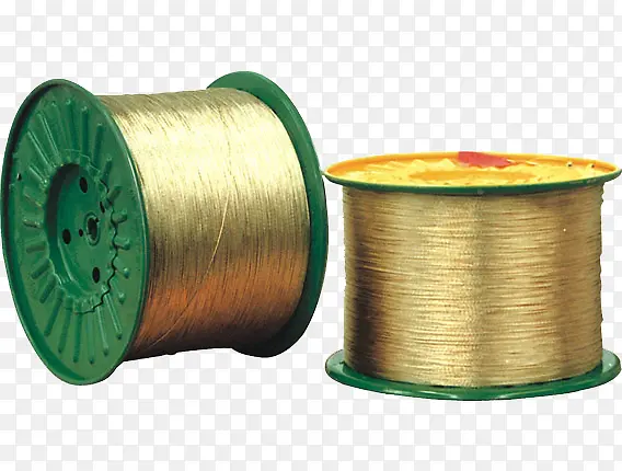 金色的钢丝绳