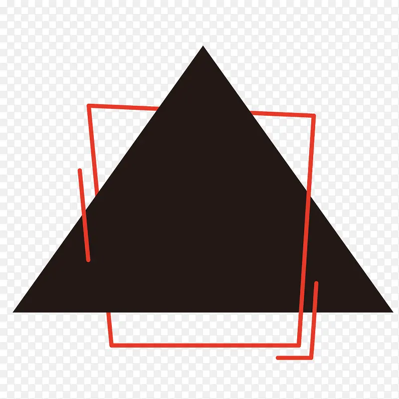黑色三角形