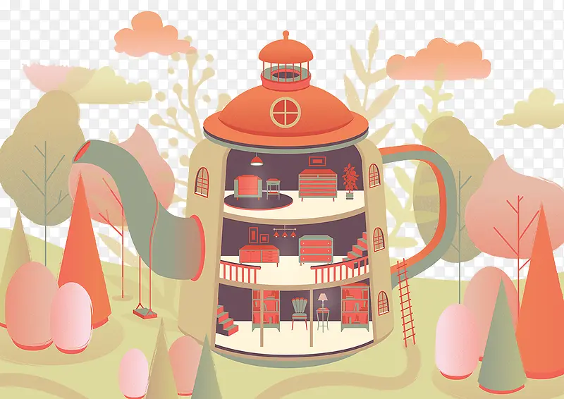茶壶房子插图