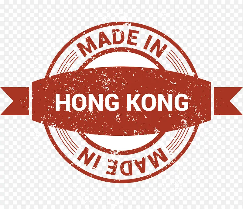 香港徽章矢量图