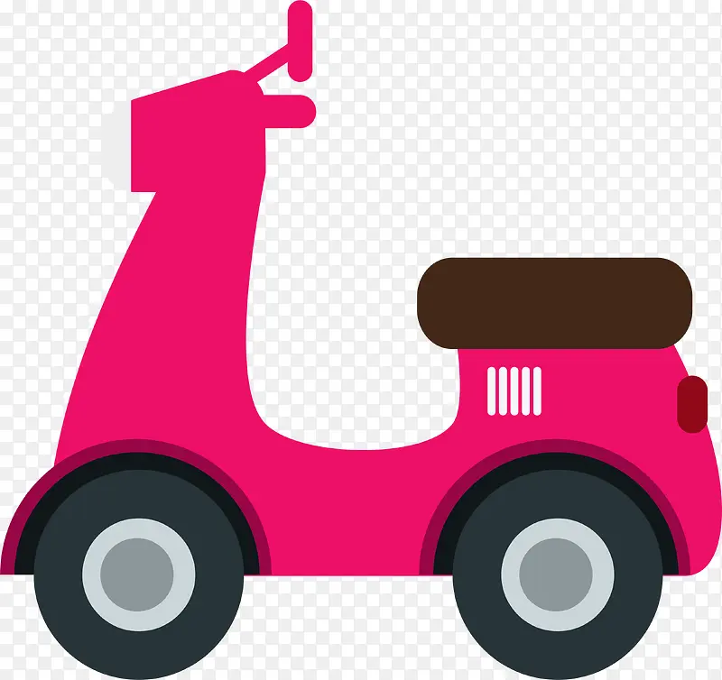 粉色卡通电瓶车