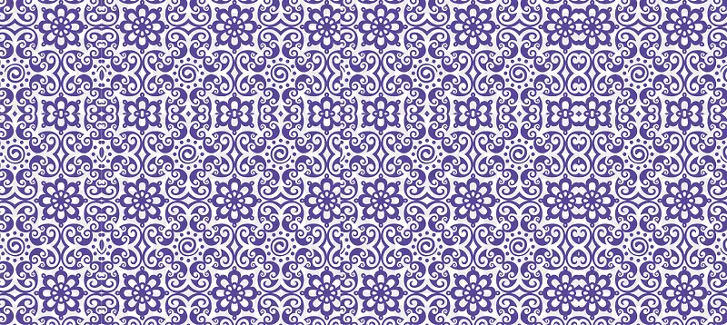 紫色花纹素材