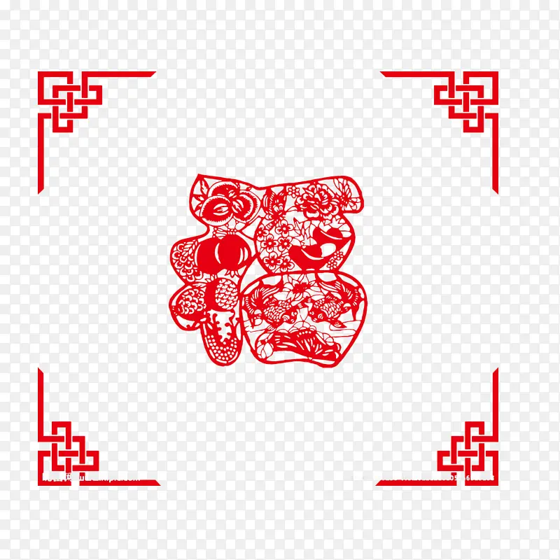 福字剪纸