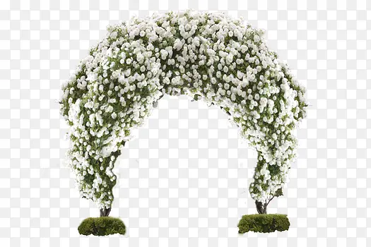 婚礼花朵拱门
