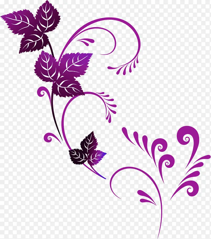欧式紫色花纹婚庆背景