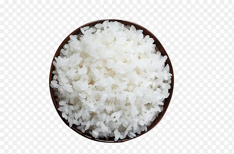 碗里的大米饭素材