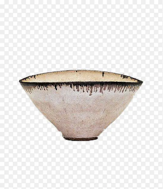 弧形碗口的陶碗