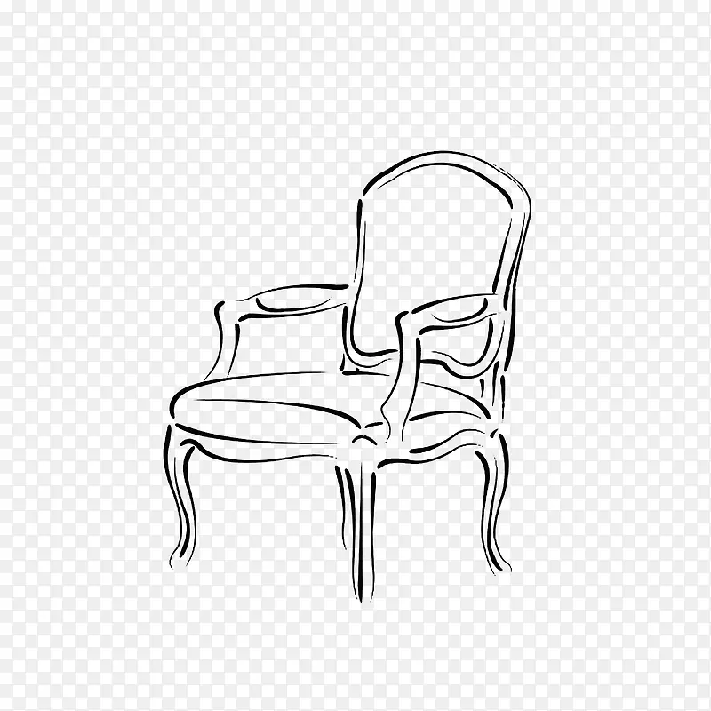 简笔手绘椅子