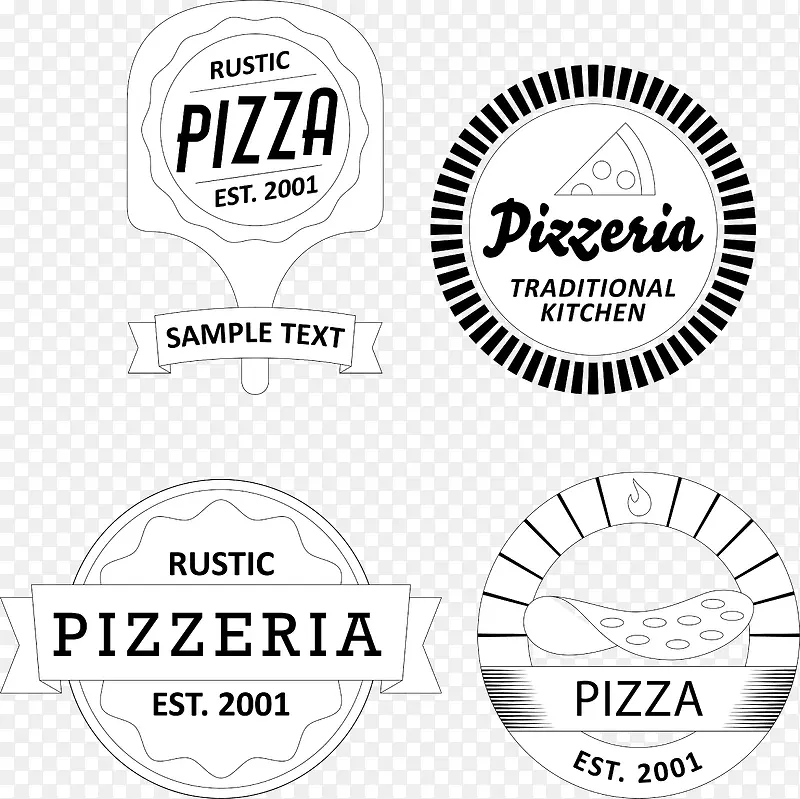 披萨logo设计