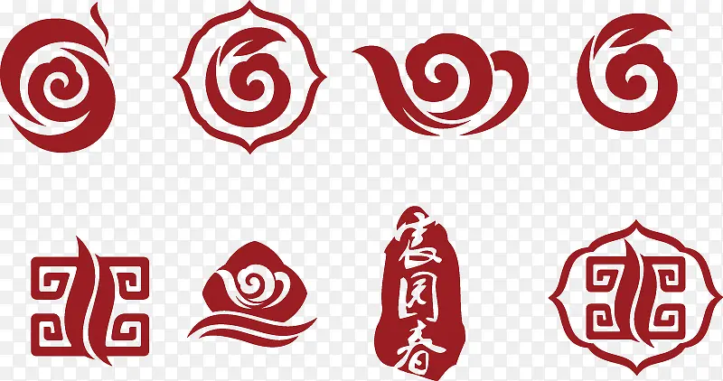 古典茶文化纹样标志