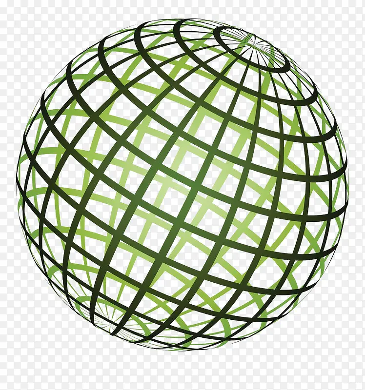 绿色圆球网
