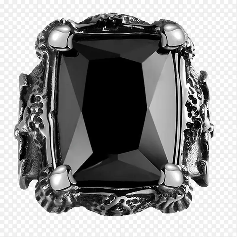 手绘黑宝石质感钻石