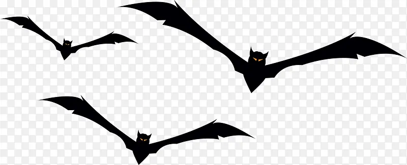 简约黑色蝙蝠