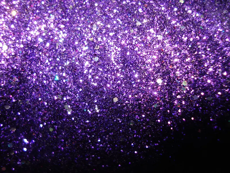 紫色梦幻亮片星光