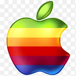苹果彩虹图标