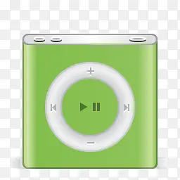 苹果iPod纳米绿色苹果节日图标