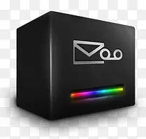 语音信箱Colorful-Mail-Box-icons