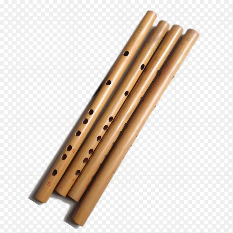 四个竹笛