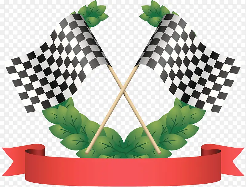 麦穗赛车旗图片