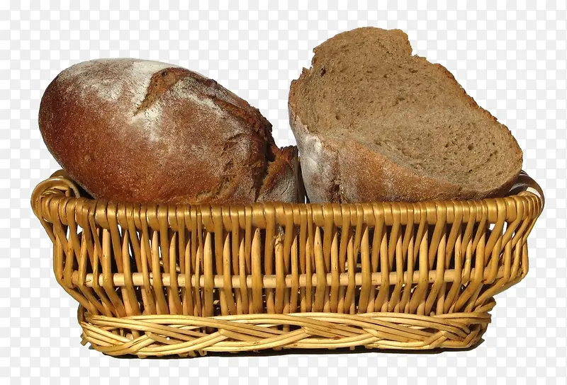 框里的面包片