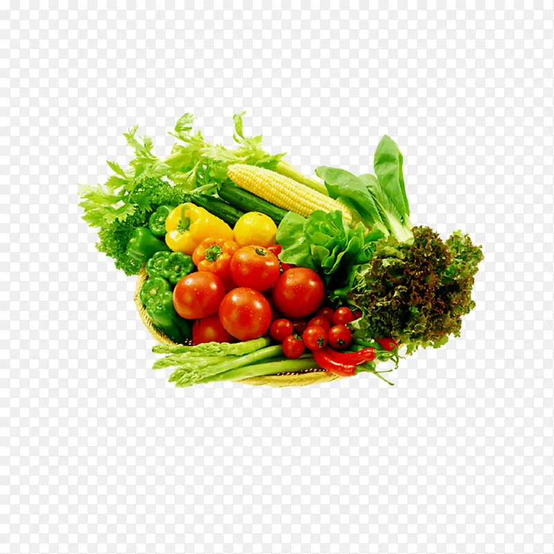 一堆蔬菜水果美食