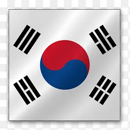 南韩国亚洲旗帜
