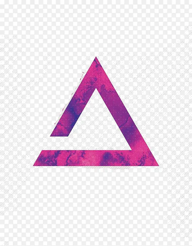 紫色三角形