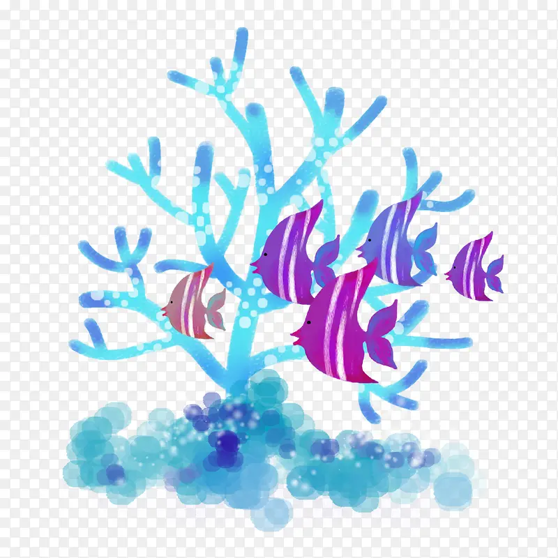 珊瑚和小鱼