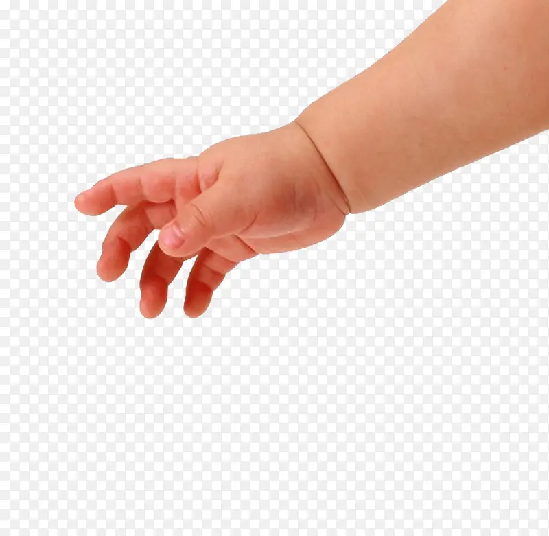 微胖的婴儿手指