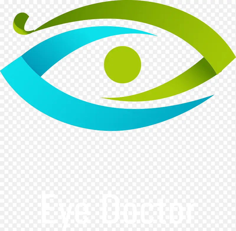 眼睛医疗logo设计图