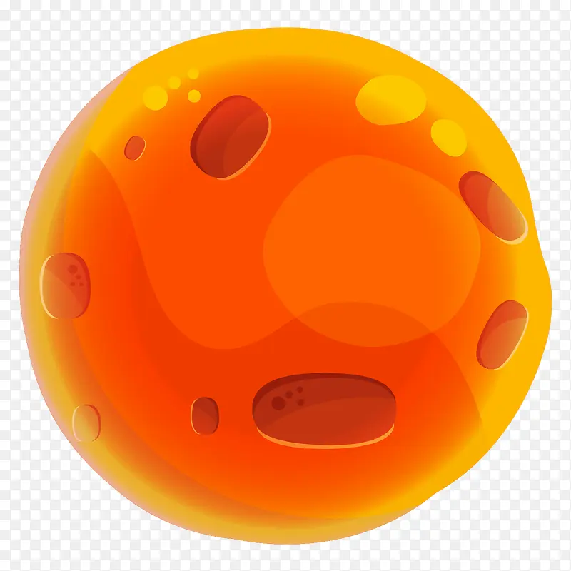 橙色球形
