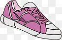 粉色鞋子素材