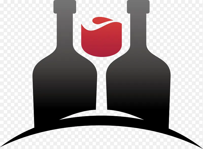 酒瓶白酒logo设计