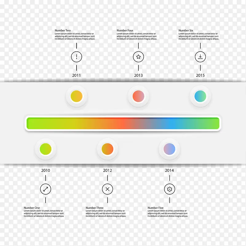 丰富多彩的时间轴图表图片下载