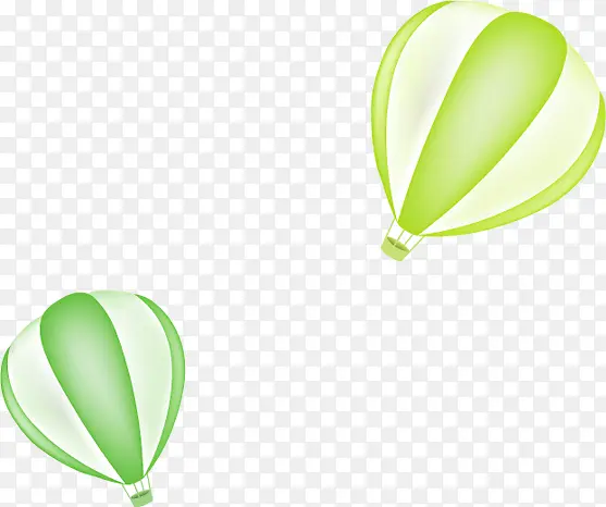 绿色氢气球英语学习图片