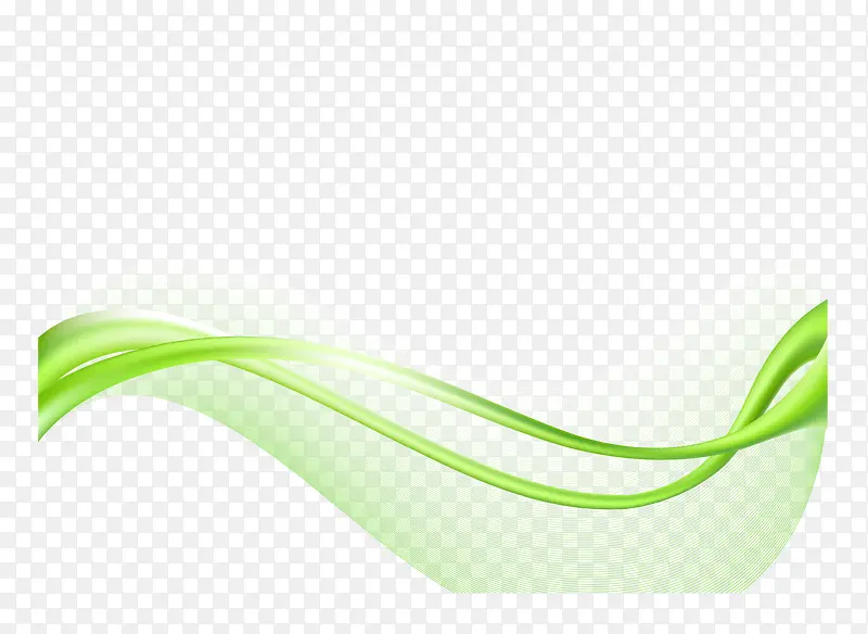 矢量立体插画渐变绿色螺旋