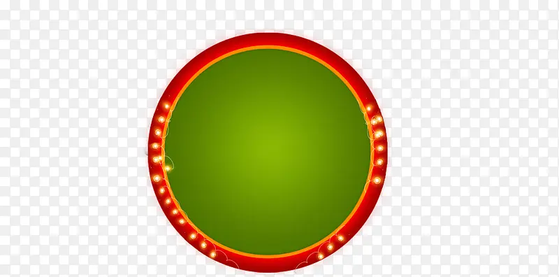 绿色灯光效果圆环