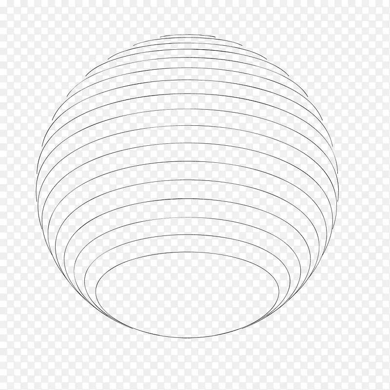矢量球形立体透明网格